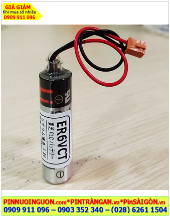 Toshiba ER6VCT; Pin nuôi nguồn PLC Toshiba ER6VCT lithium 3.6v AA 2000mAh chính hãng _Xuất xứ Nhật